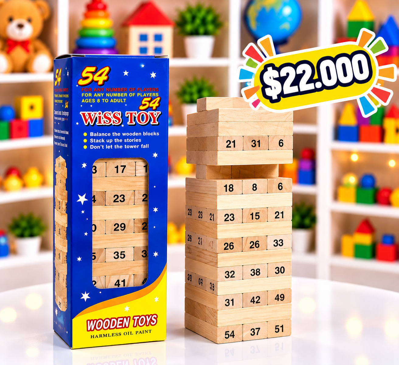 JENGA NÚMERICO GRANDE