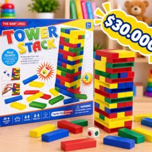 JENGA DE COLORES – “Atención, emoción y coordinación en cada movimiento”
