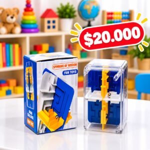 CUBO LABERINTO 3D – Desafío Mental y Atención Profunda