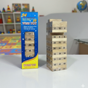 Jenga Numérica de Madera – “Equilibrio, mente y concentración”