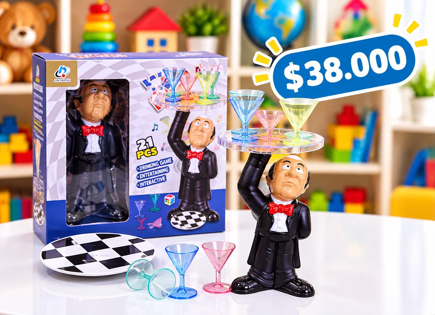 JUEGO DE EQUILIBRIO DEL MESERO