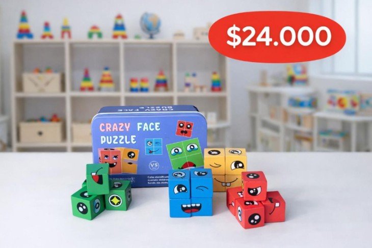 😃🧠 Crazy Face Puzzle