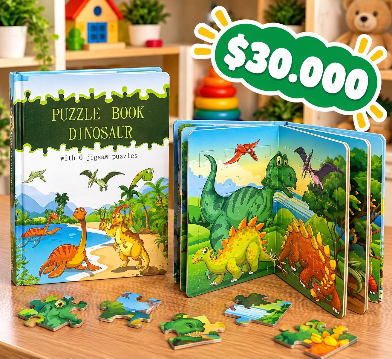 📖🧠 PUZZLE BOOK ZOO (Libro Rompecabezas)