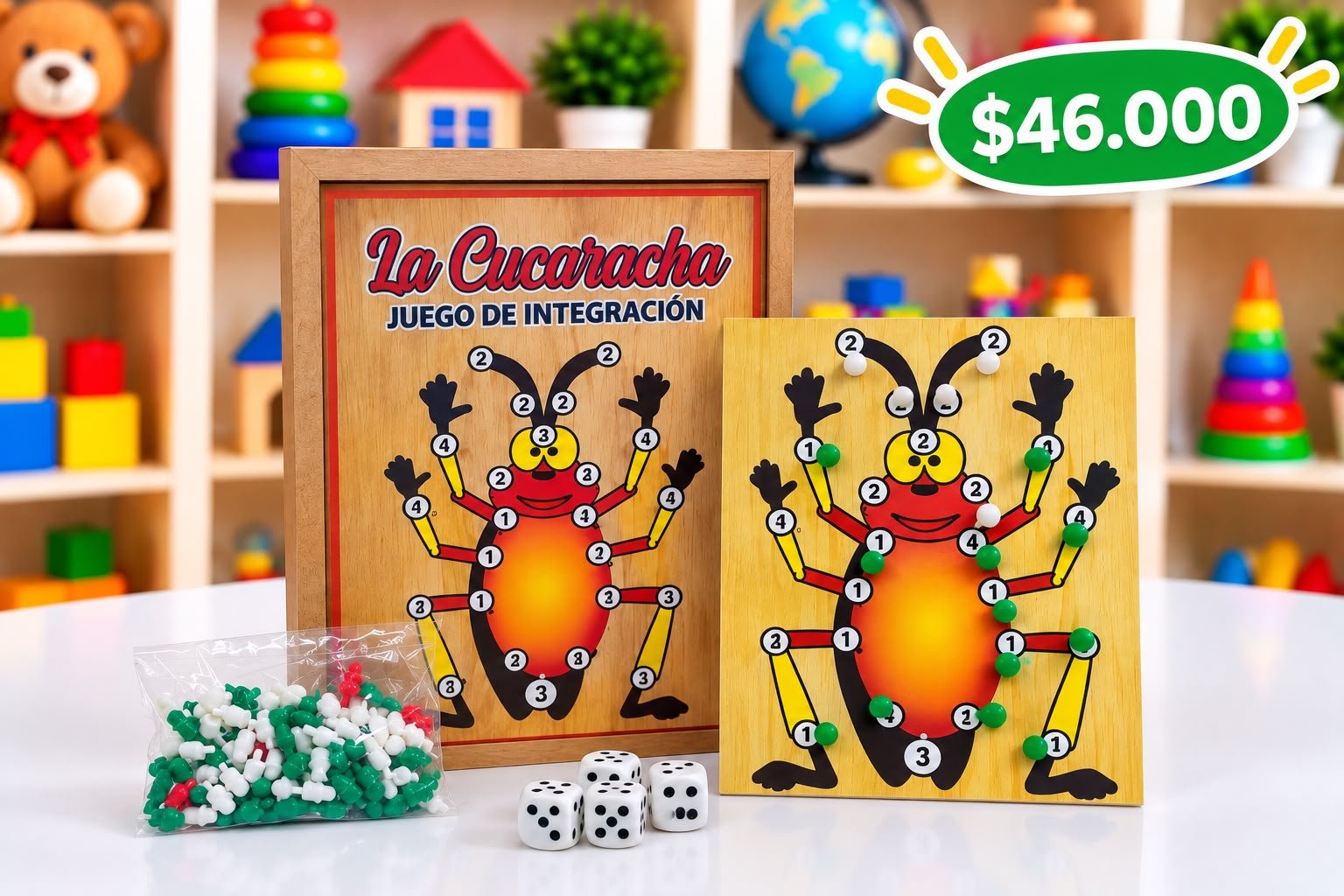 🧠✨ LA CUCARACHA – Juego de integración cognitiva y motriz