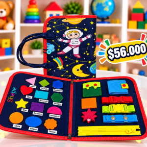🚀🌌 LIBRO MONTESSORI SENSORIAL – Pequeño Astronauta 🌙✨
