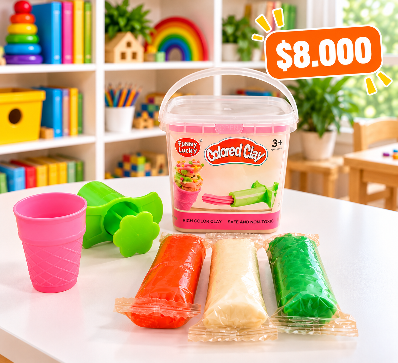 🍦🎨 PLASTILINA CREATIVA PEQUEÑA