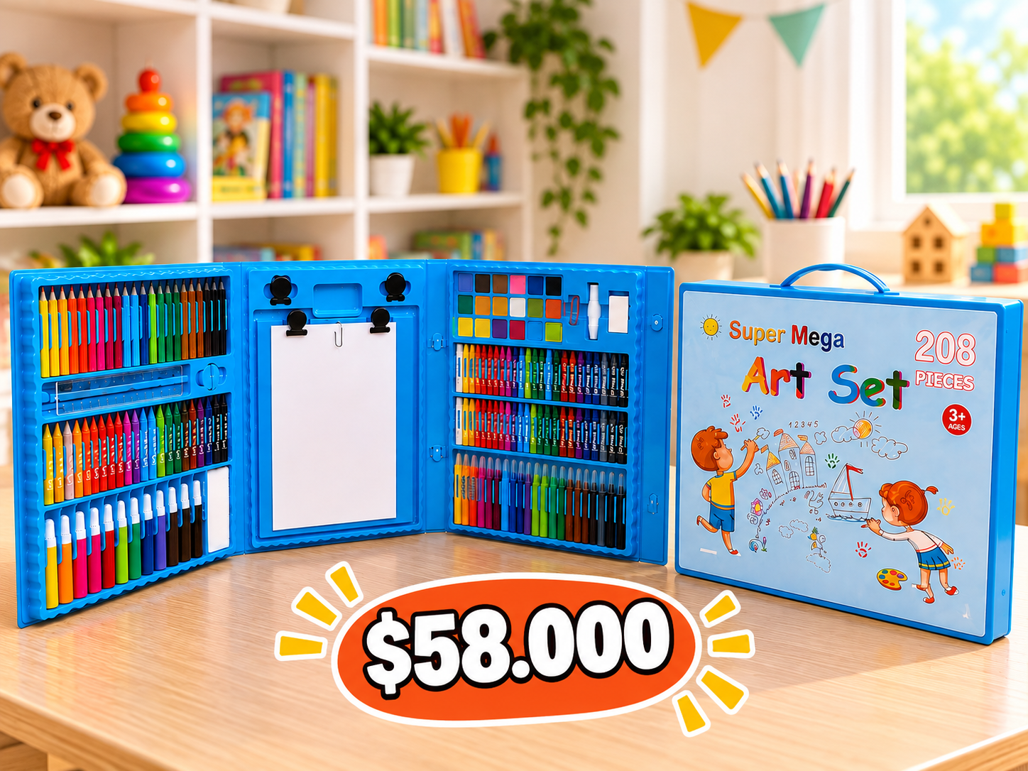 🥉 🎨🚀SET DE DIBUJO CREATIVO