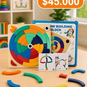 🌈🧩 Arco Lógico Creativo – Rompecabezas Circular de Construcción