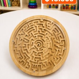🌀🧩 Laberinto Circular de Madera | ¡Un reto que fortalece la mente en cada movimiento! 🧠✨