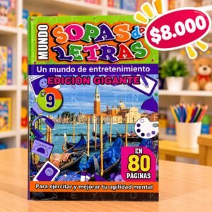 LIBRO MUNDO DE SOPAS DE LETRAS