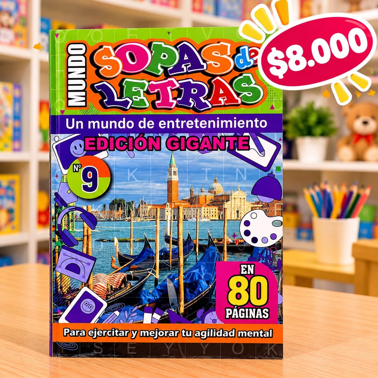 LIBRO MUNDO DE SOPAS DE LETRAS