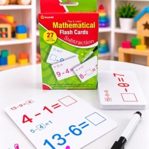 TARJETAS MATEMÁTICAS DE RESTAS – APRENDE, CALCULA Y RAZONA JUGANDO