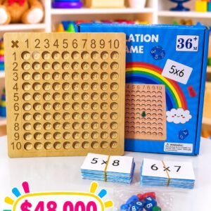 JUEGO DE MULTIPLICACIÓN EN MADERA